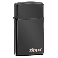 Zippo Original 28123ZL Slim Ebony with Zippo Logo