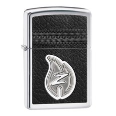 Zippo Original 28800 Zippo Z Logo Leather Stitching