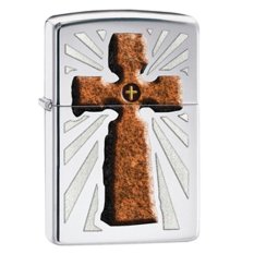 Zippo Original Stone Like Cross