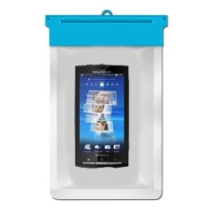 Zoe Sony Ericsson XPERIA X10 Waterproof Bag Case - Biru