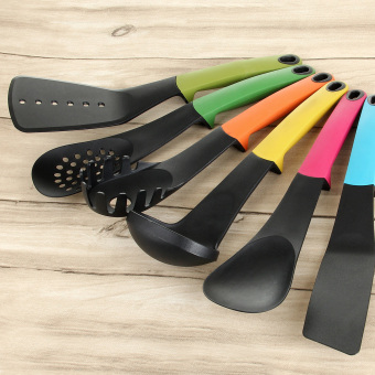 Zuncle Kitchen Utensils Cooking Set 7 Piece Plastic Non Stick Cookware Zuncle Kitchen Utensils Cooking Set 7 Piece Plastic Non Stick Cookware