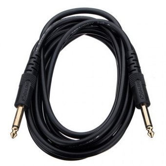 Gambar 3M 10FT 6.35mm Guitar AMP Instrument Patch Straight JACK Male LeadCable Cord
