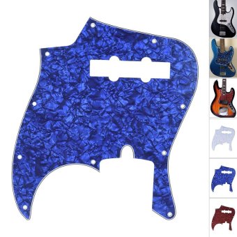 Jazz Bass Pickguard Scratch Plate with Screws White Pearl 