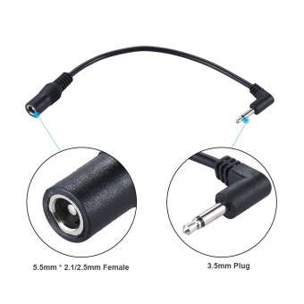 Gambar 5.5mm * 2.1 2.5mm to 3.5mm(1 8  ) Positive Tip Power Supply Converter Cable for Guitar Effect   intl