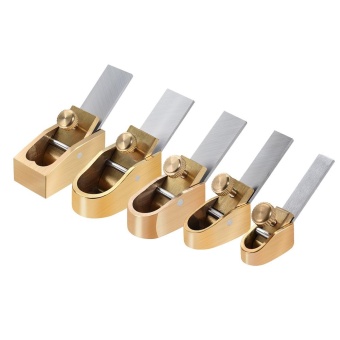 Gambar 5pcs Woodworking Plane Cutter Set Curved Sole Metal Brass Luthier Tool for Violin Viola Cello Wooden Instrument   intl