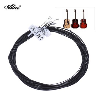 Gambar Alice AC136BK H Black Nylon Classical Guitar Strings 6pcs set (.0285 .044) Hard Tension with One Complimentary G 3rd String   intl