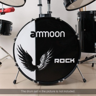 Gambar ammoon 22 Inch Bass Drum Head with Special Wings Pattern   intl