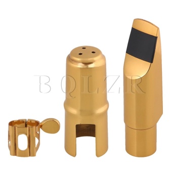 Bb 7# Square Ligature Soprano Saxophone Mouthpiece Gold - Intl Mei 2019 - 2 Bb 7# Square Ligature Soprano Saxophone Mouthpiece Gold - intl - 2
