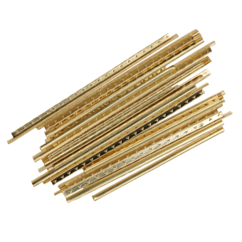 Gambar BolehDeals 20Pcs Folk Acoustic Guitar Fret Wire Fretwire Set 2mmGolden Brass Quality