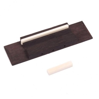 Gambar BolehDeals Rosewood Bridge With Bone Saddle and nut for 3 StringCIGAR BOX Guitar   intl