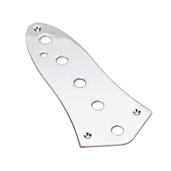 BolehDeals Shiny Baja 5 Lubang Plat Kontrol Untuk Jazz Gitar Basskrom Maret 2019 - 2 BolehDeals Shiny baja 5 lubang plat kontrol untuk Jazz gitar Basskrom - 2