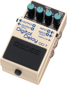 Gambar Boss Effect Gitar Digital Delay Dd 7   White