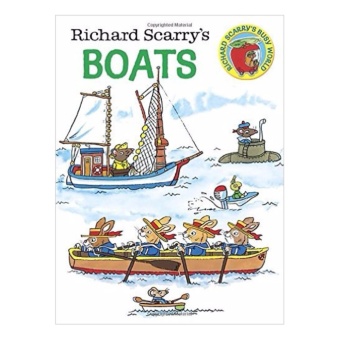 Gambar Buku Anak Import Richard Scarry s Boats by Eric Hill. BahasaInggris