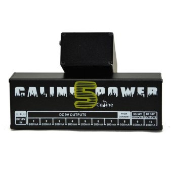 Gambar Caline CP 05 Guitar Effect Pedal Power Supply, 9v 12v, 18v 10Output With EU Plug