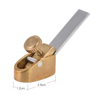 Gambar Convex Curved Sole Woodworking Plane Cutter Brass Luthier Tool for Violin Viola Cello Wooden Instrument   intl