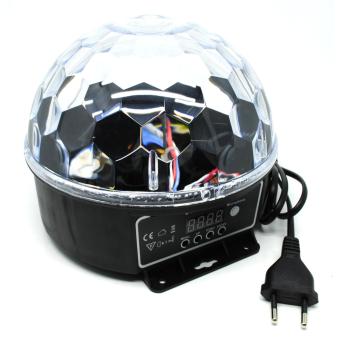 Gambar Crystal Magic Ball Sound Activated LED Disco Lamp with DMX512