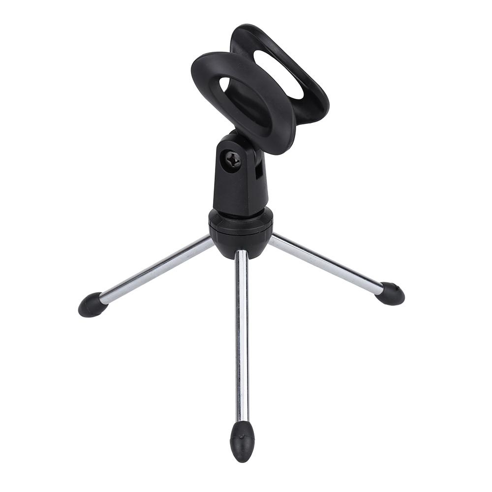 ... Detachable Foldable Portable Angle Adjustable Tripod Table Desktop Mic Microphone Stand Holder Bracket - intl ...