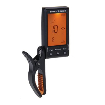 Gambar DHS Clip on Capo Electronic Auto Tuner w LCD for Guitar BassUkulele Violin (T28C) (Intl)