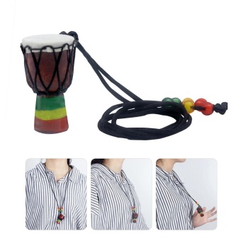 Gambar Handmade Dejembe African Drum Necklace Percussion Instrument Accessories   intl