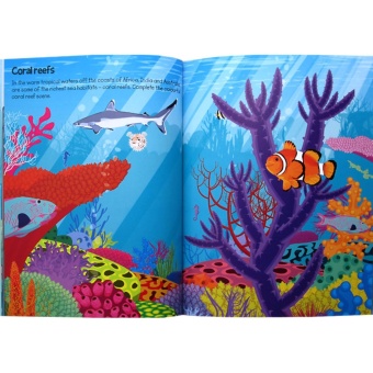 Hellopandabooks - 555 Sticker Fun UNDER THE SEA Sticker Book April 2018 - 2 Hellopandabooks - 555 Sticker Fun UNDER THE SEA Sticker Book - 2