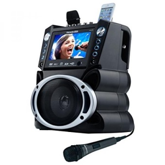 Gambar Karaoke USA GF839 Portable System, Black   intl