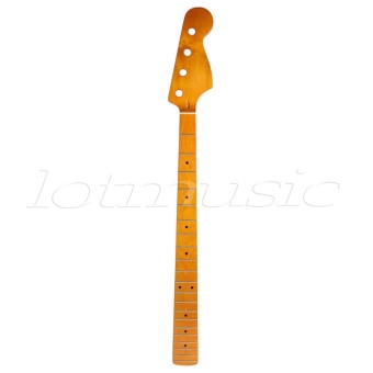 Gambar Kmise Vintage Tint Gloss Electric Bass Neck for Jazz BassReplacement Canada Maple 21 Fret Bolt On   intl