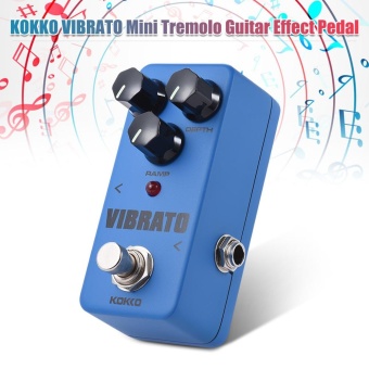 Gambar KOKKO VIBRATO Mini Tremolo Electric Guitar Effect Pedal True Bypass Full Metal Shell ^   intl