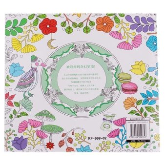 Detail Gambar Produk LALANG Secret Garden Nella Fantasia Coloring Book Black And White Terbaru