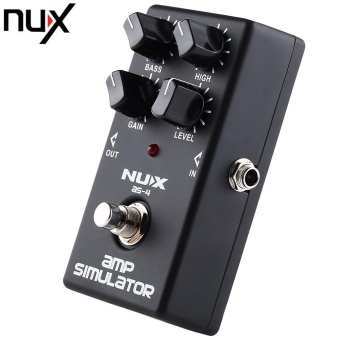 Gambar NUX AS   4 Amp Simulator Guitar Effect Pedal True Bypass Design (Black)   intl