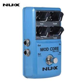 Gambar NUX MOD CORE DELUXE Electric Guitar Multi modulation Effect Pedal with 8 Modulation Effects Chorus Flanger Phaser Tremolo Rotary Pan U Vibe Vibrato   intl
