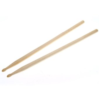 Gambar One Pair Practical Maple Wood 5A Drum Sticks Jazz Drumsticks MusicBand tool Accessories musical parts