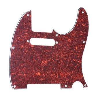 Gambar Pickguard Pick Guard 4Ply for Fender Telecaster Standard ModernStyle Electric Guitar Tortoise Shell Red Outdoorfree   intl