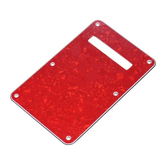 Gambar Pickguard Tremolo Cavity Cover Backplate Guitar Back Plate 4Ply forFender Stratocaster Electric Guitar Pearl Red   intl