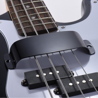 Gambar Steel Pickup Cover Protector for 4 string Jazz Bass Electric Bass Guitar Part Replacement Black   intl