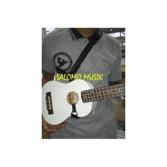 Gambar Strap Ukulele Buckle Tanpa Endpin Hitam