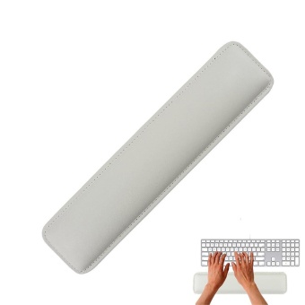 Gambar Womdee White Luxury PC Laptop PU Leather Wrist Rest With Meomery Foam For Standard Keyboards   intl