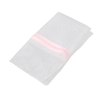 Clothes Wash Laundry Lingerie Net Wash Bag Home Wash Saver Mesh Net 30x40CM W - intl