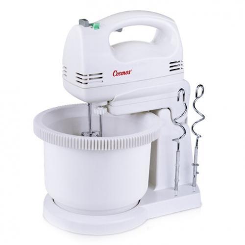 Cosmos CM-1389 Stand Hand Mixer Berdiri 5 Kecepatan Tombol Turbo - Putih