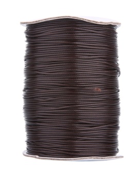 Gambar jaxuzha Waxed Cotton Cord String for Beading and Macrame SuppliesBeading Thread,Coffee   intl