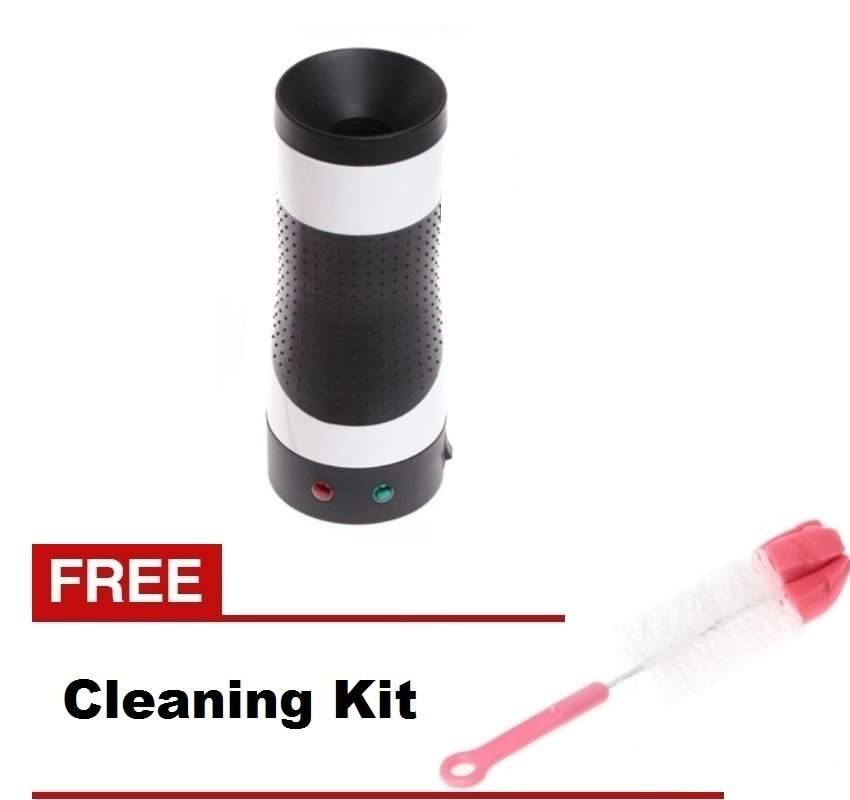 Kokakaa Automatic Egg Fryer Egg Master Brush Bundle - Hitam-Putih