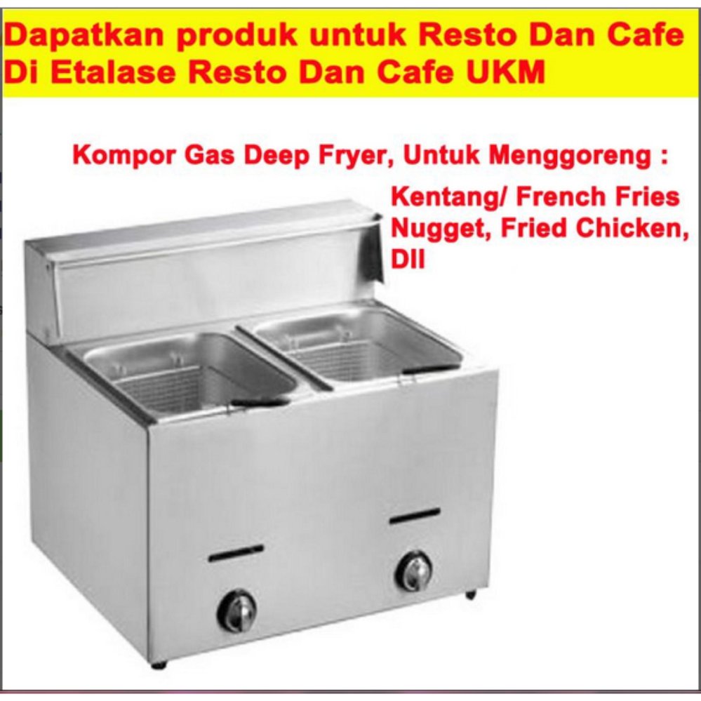 Kompor Gas Deep Fryer SC 72 - Video Demo - Menggoreng Kentang Dll
