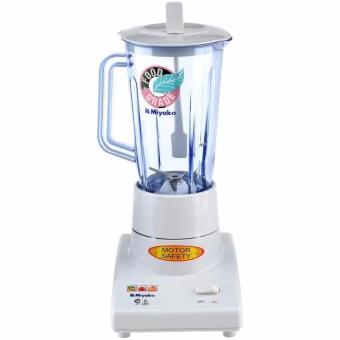 Miyako BL102PL Blender Plastik - 1 L  Pelumat dengan Penggiling Kering dan Basah  Blender Buah  Blender Jus