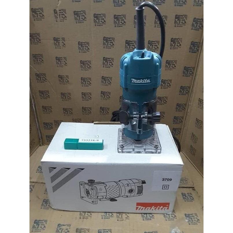 PALING LARIS - ORIGINAL - MESIN PROFIL ROUTER TRIMMER KAYU 6MM MAKITA 3709