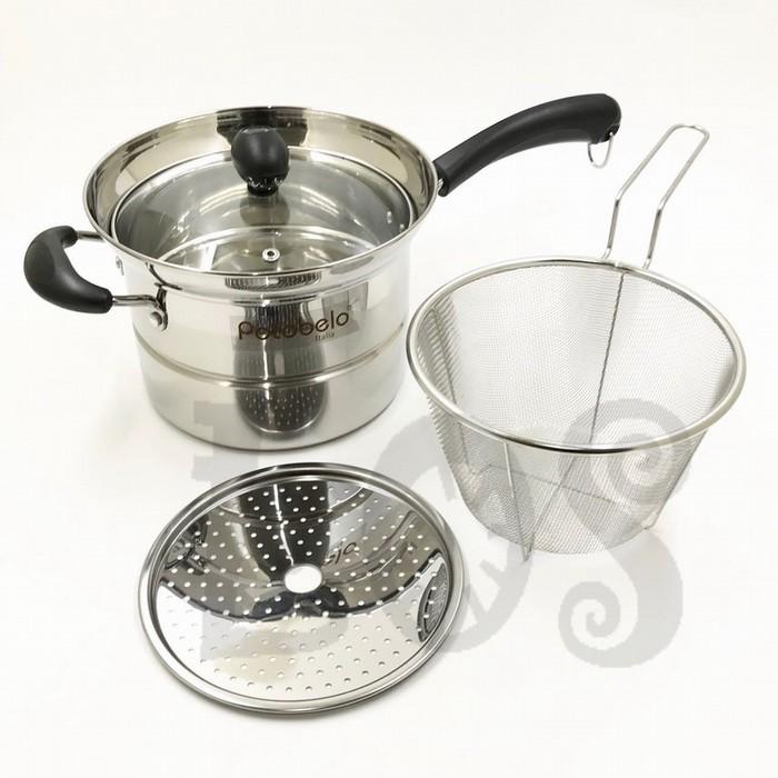Panci Kukus Serbaguna Cookmaster Multi Fryer (00142.00998)