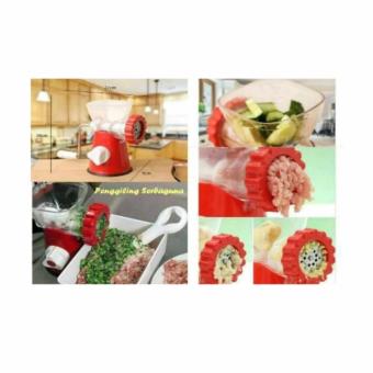 Penggiling Gilingan Daging Meat Mincer Serbaguna Multifungsi Giling Bumbu Dapur - Merah