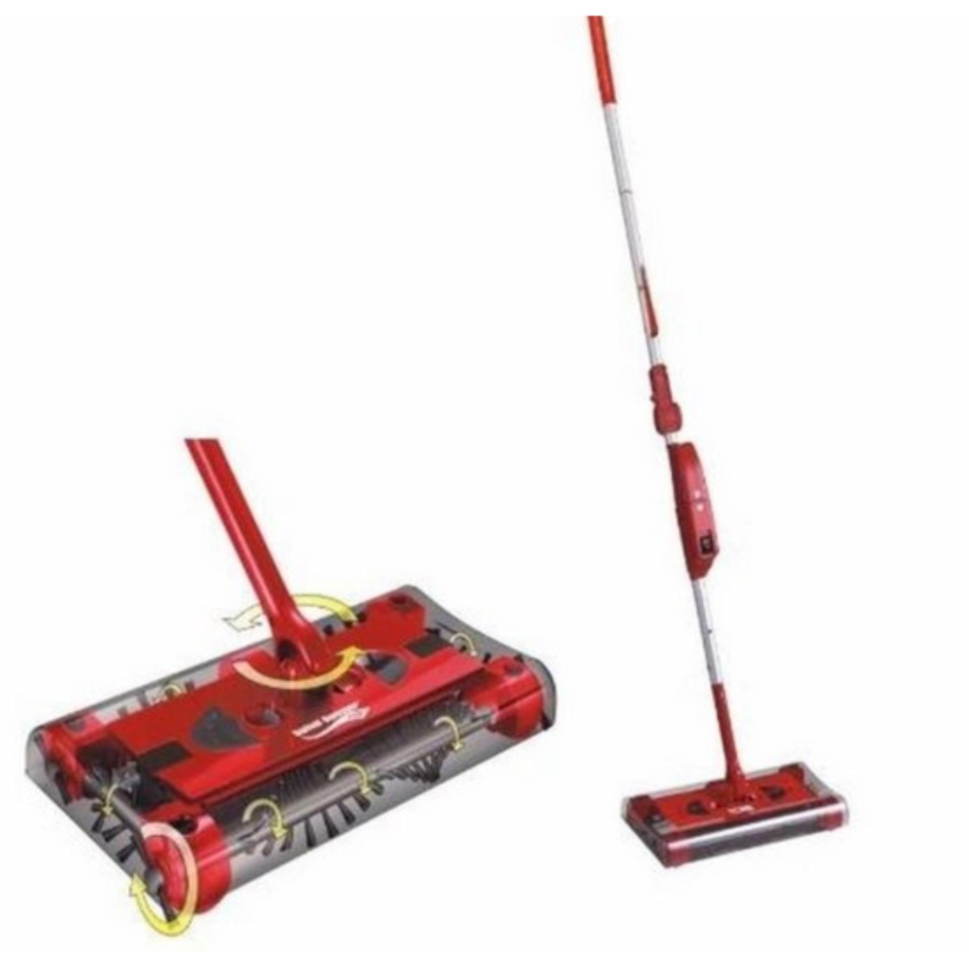 Price comparison Swivel Sweeper Sapu Elektrik RED