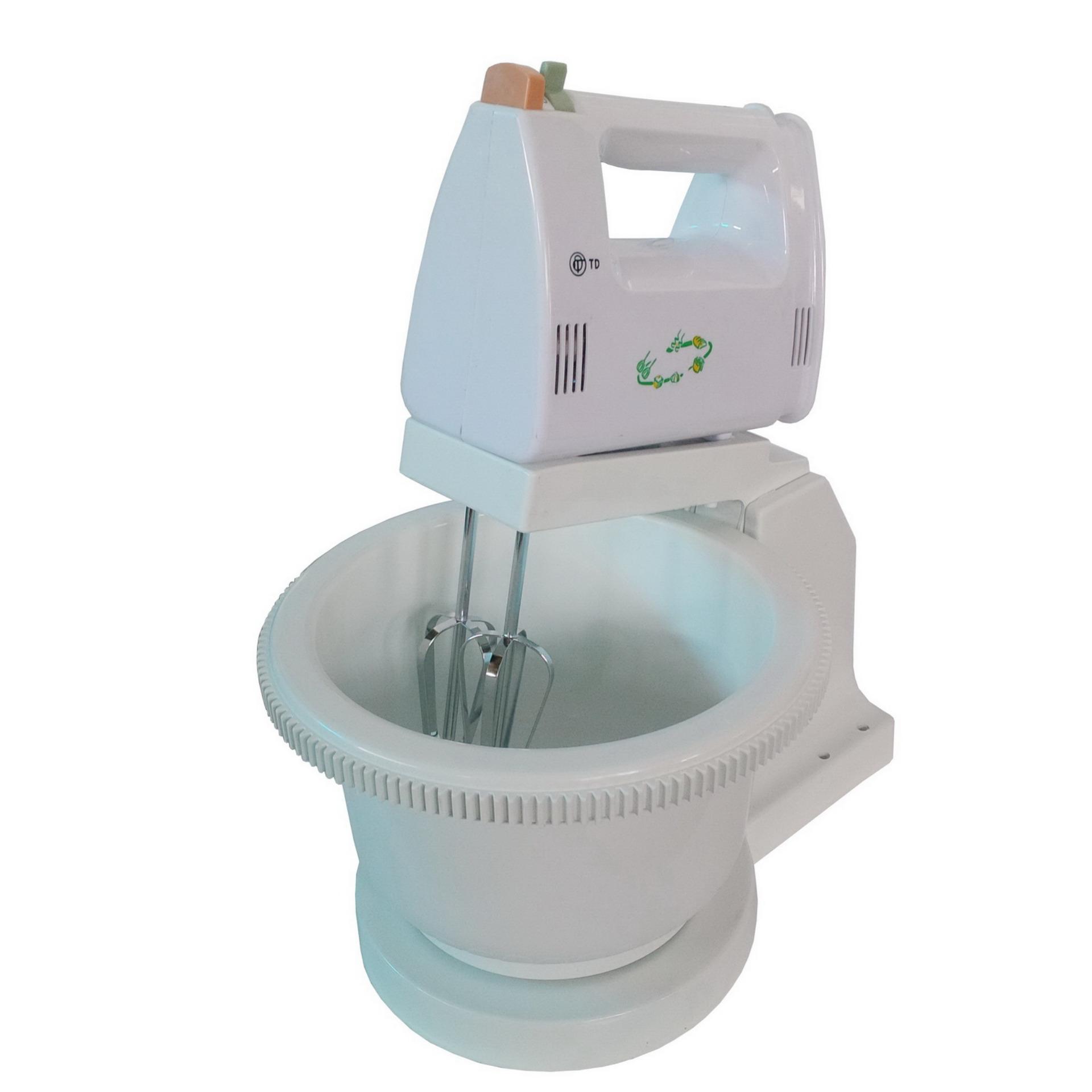 Twin Dog Mixer & Bowl HR-1505 Putih