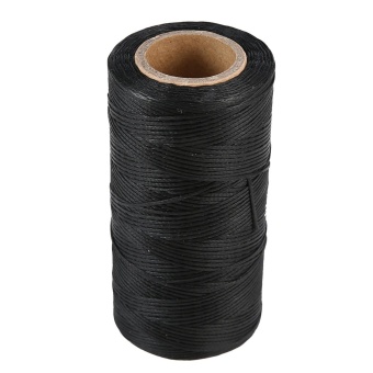 Gambar yeopor Sewing Waxed Thread Leather DIY Sewing Cord For With AllEmbroidery Leather Bag Shoes Kites,260 Meters,Black   intl