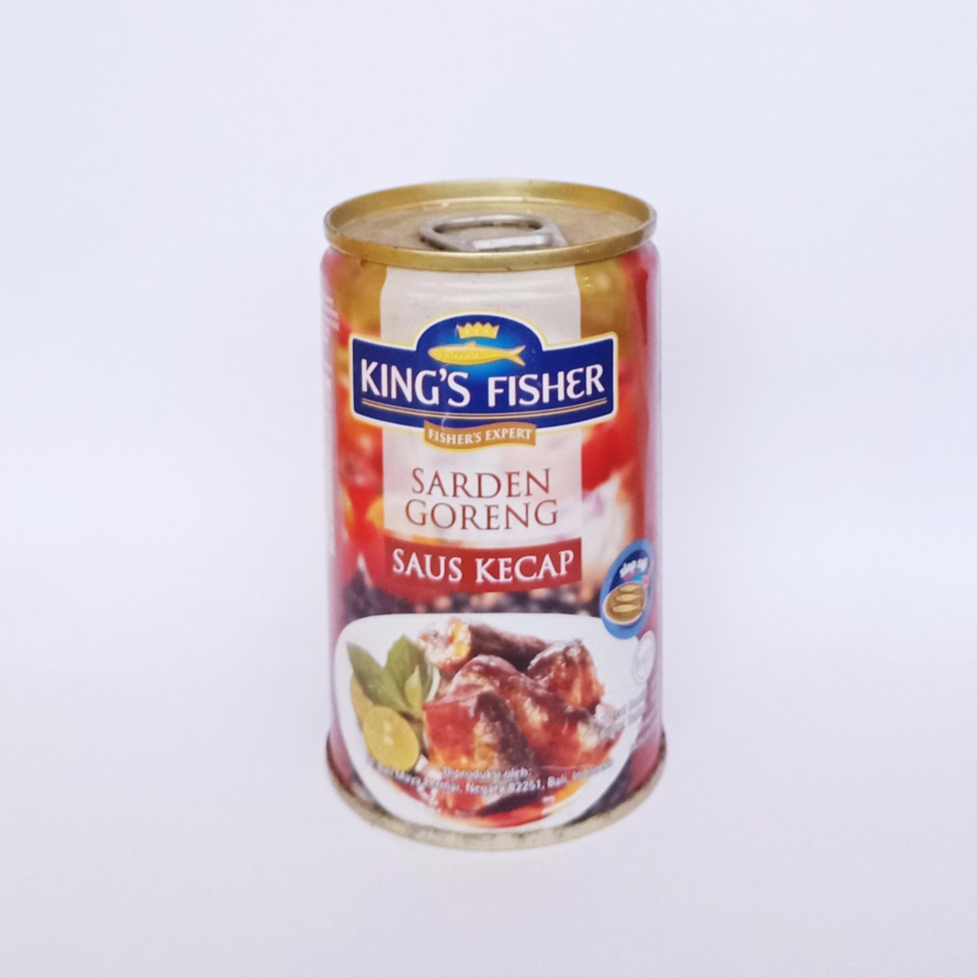 BORONG DONK - Kings Fisher Sarden Goreng Saus Kecap 155 Gram 1 Kaleng