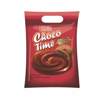 Gambar Ever Delicious   Choco Time Cookies Cokelat Dengan Krim Cokelat   Chocolate Cookies 320g